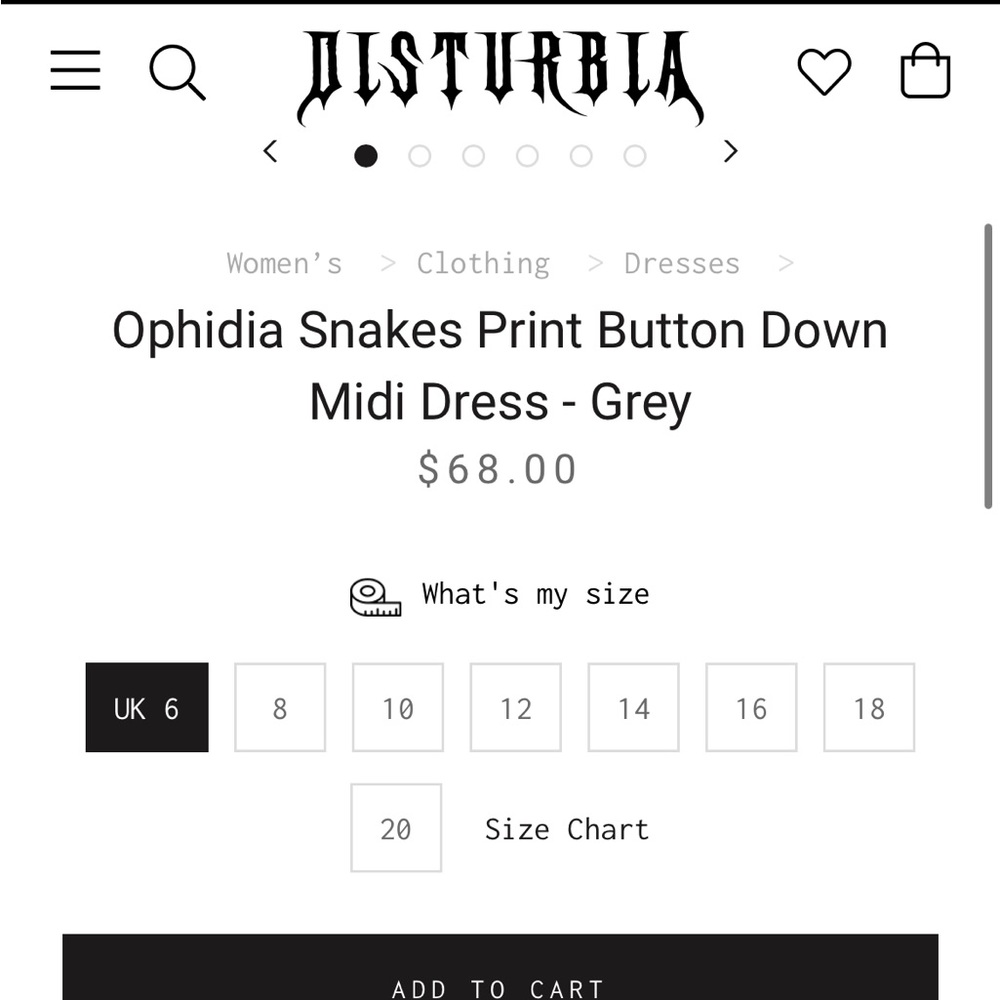 Disturbia snake print midi dress - Picture 7 of 7